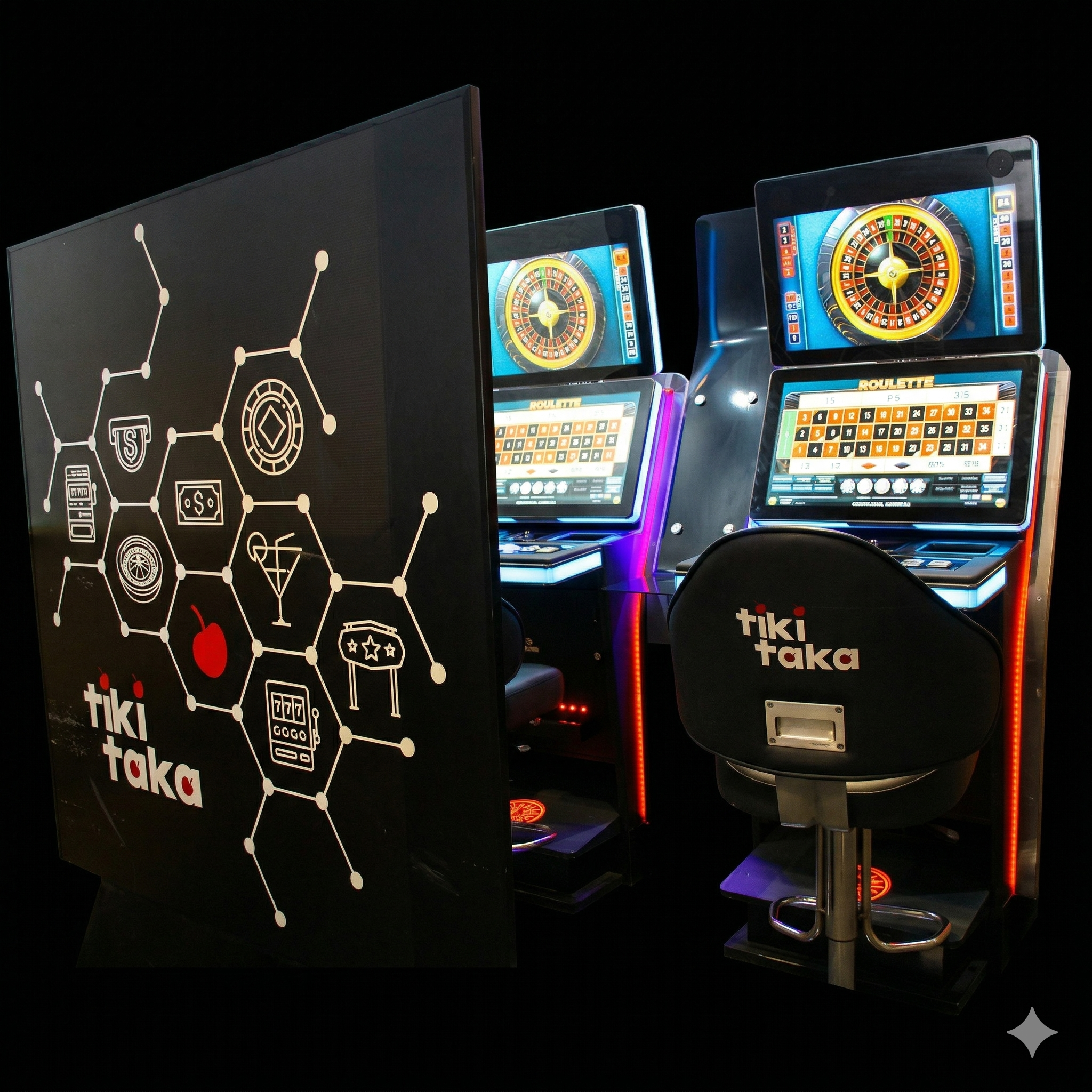 Instalación de máquinas Tiki Taka